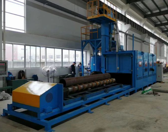 拉萨喷砂机在管道除锈中的现场施工应用